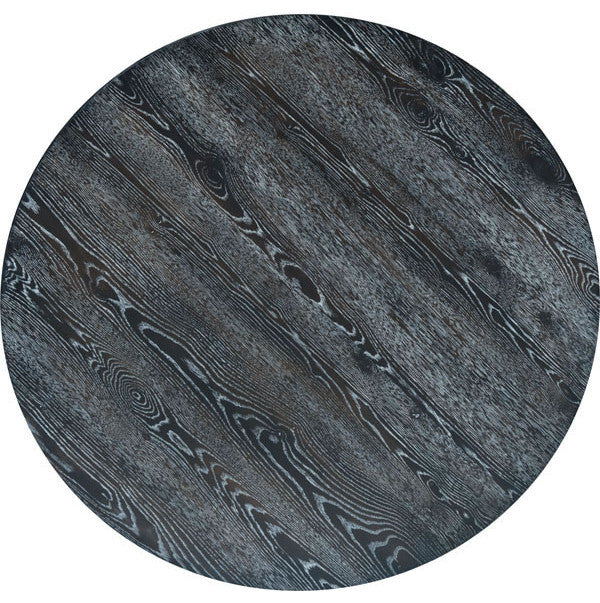 HomeRoots 50" X 50" X 3" Gray Skyline Round Dining Table