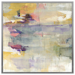 Layered Motion 1 Fine Art Print, Silver, 36"x36"