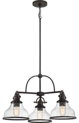 Grant 3-Light Chandelier, Palladian Bronze