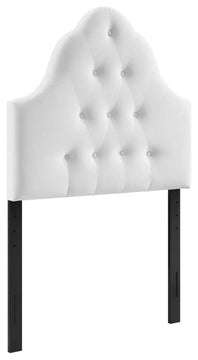 Sovereign Twin Diamond Tufted Performance Velvet Headboard