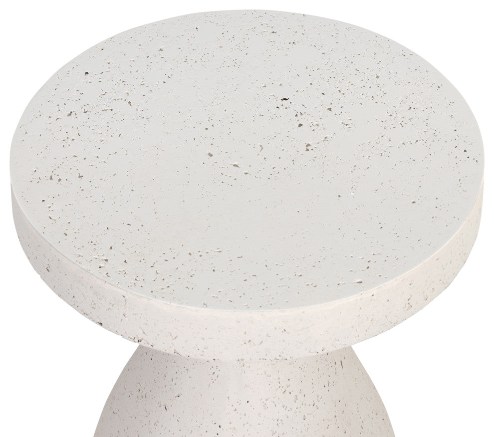 Koda Outdoor End Table-Textured Grey