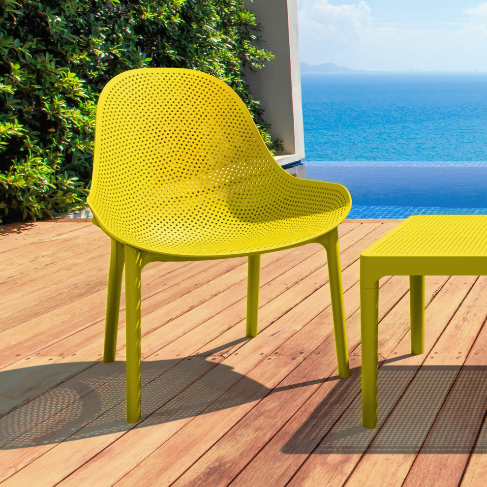 Compamia Sky Lounge Chair, Set of 2, Yellow