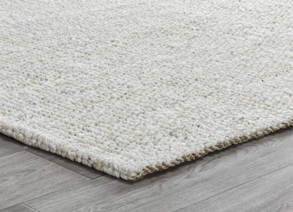 Classic Home Chunky Loop Ivory 8x10 Rug