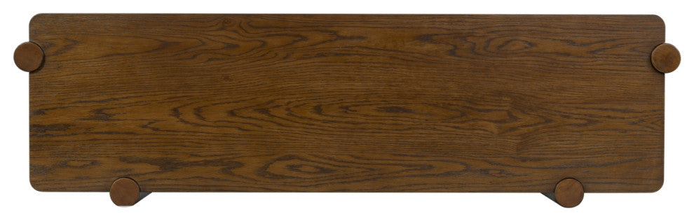 Safavieh Couture Edisyn Wood Console Table, Medium Oak