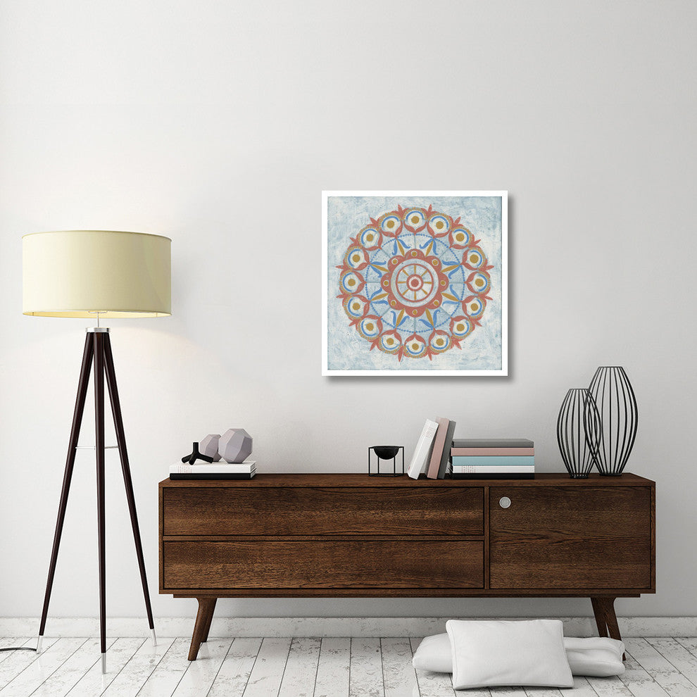 "Lakai Circle V" Digital Paper Print by Kathrine Lovell, 32"x32"