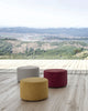 Hester Ottoman, Gold Velvet