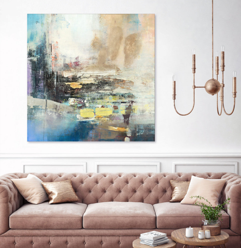Awaken I - 54 x 54 by Nancy Ngo