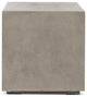 Bloc End Table, Dark Gray