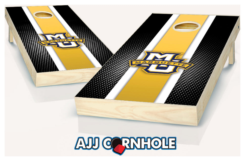Marquette Striped Cornhole Set