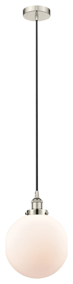 Innovations 616-1PH-PN-G201-10 1-Light Mini Pendant, Polished Nickel