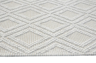 Chloe Diamond Area Rug, Ivory/Natural, 6' X 9'