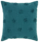 Mina Victory CN870 Throw Pillow, Teal, 18" x 18"