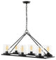 Safavieh Reagan 6Lt 32" Chandelier, Black