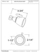 Chatham Style 2.25" Diameter Adjustable Shower Head In Oil Rubbed Bronze