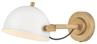 Hinkley Lighting 46470 Spence 7" Tall Wall Sconce - Matte White / Heritage