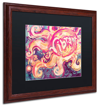 Natasha Wescoat '118' Art, Wood Frame, Black Mat, 20x16