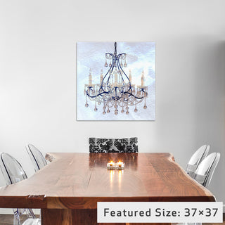 "Frosted Chandelier Gallery" by iCanvas, 26x26x1.5"