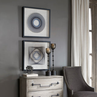 Uttermost String Duet Geometric Art, Set of 2