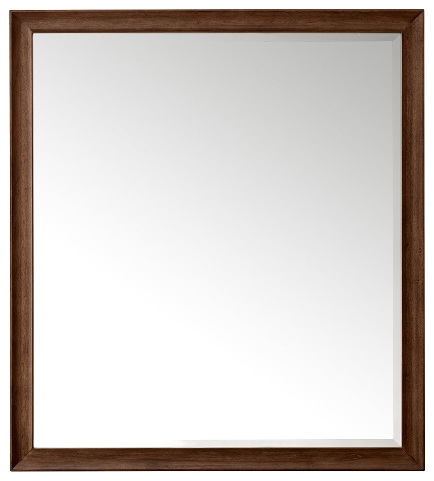 Glenbrooke 36" Mirror, Mid-Century Walnut
