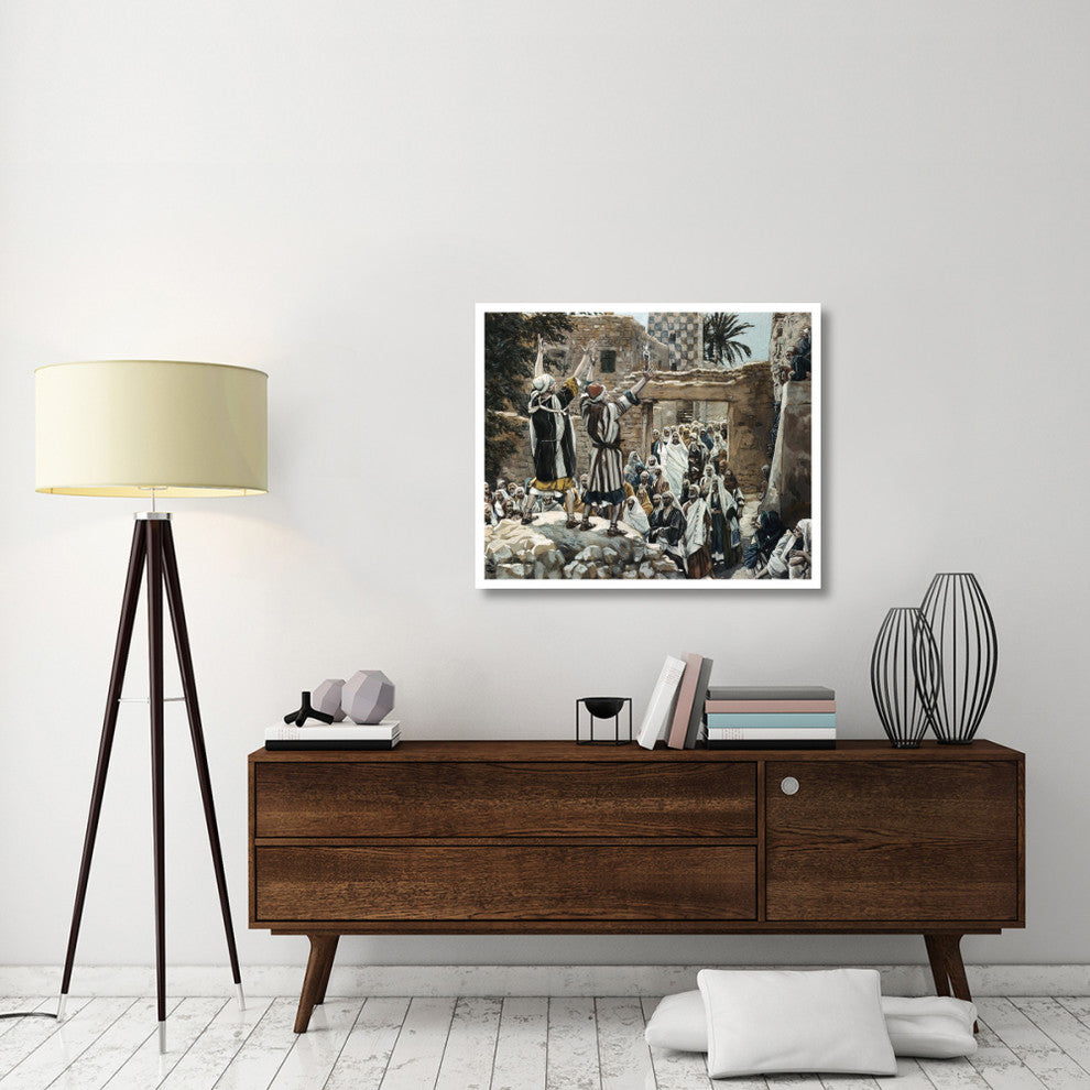 "Healing of The Two Blind Men at Jericho" Print by James Tissot, 38"x31"