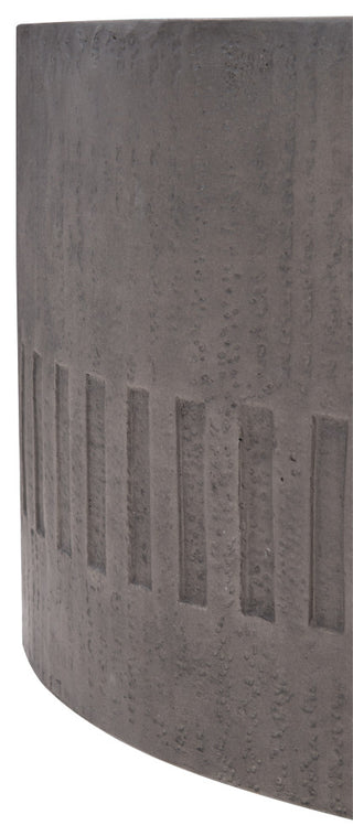 Bernhardt Exteriors Miramar Round Cocktail Table, Dark Charcoal