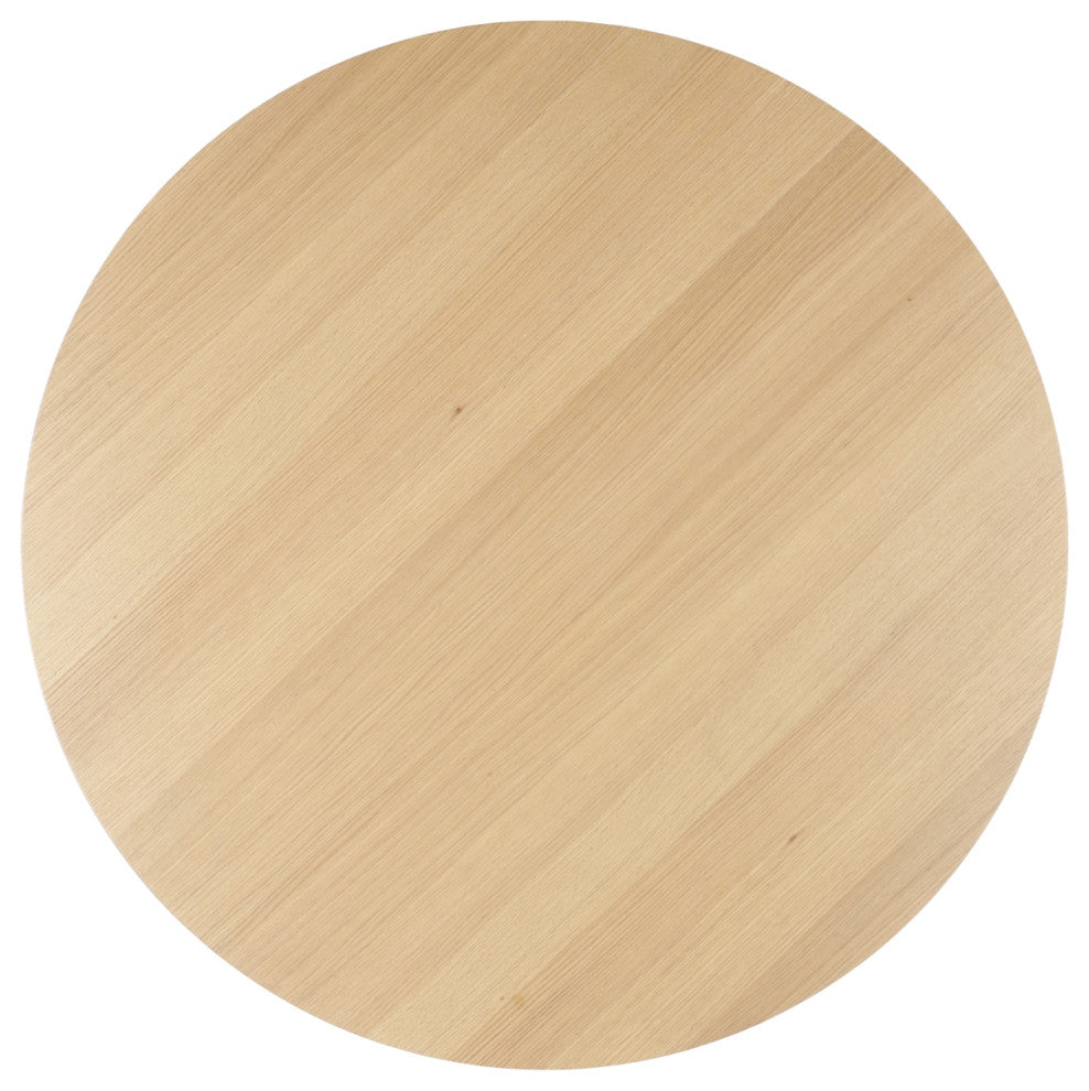 Safavieh Couture Carolee 46" Round Dining Table, Natural