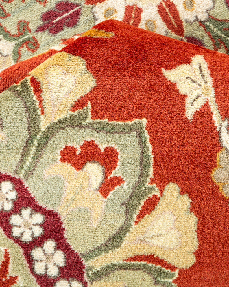 Mogul, One-of-a-Kind Hand-Knotted Area Rug Orange, 10' 0" x 14' 2"
