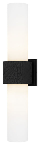 Quoizel QW6800 Arline 2 Light 24" Tall Wall Sconce - Matte Black