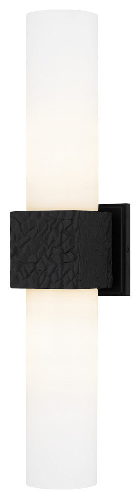 Quoizel QW6800 Arline 2 Light 24" Tall Wall Sconce - Matte Black