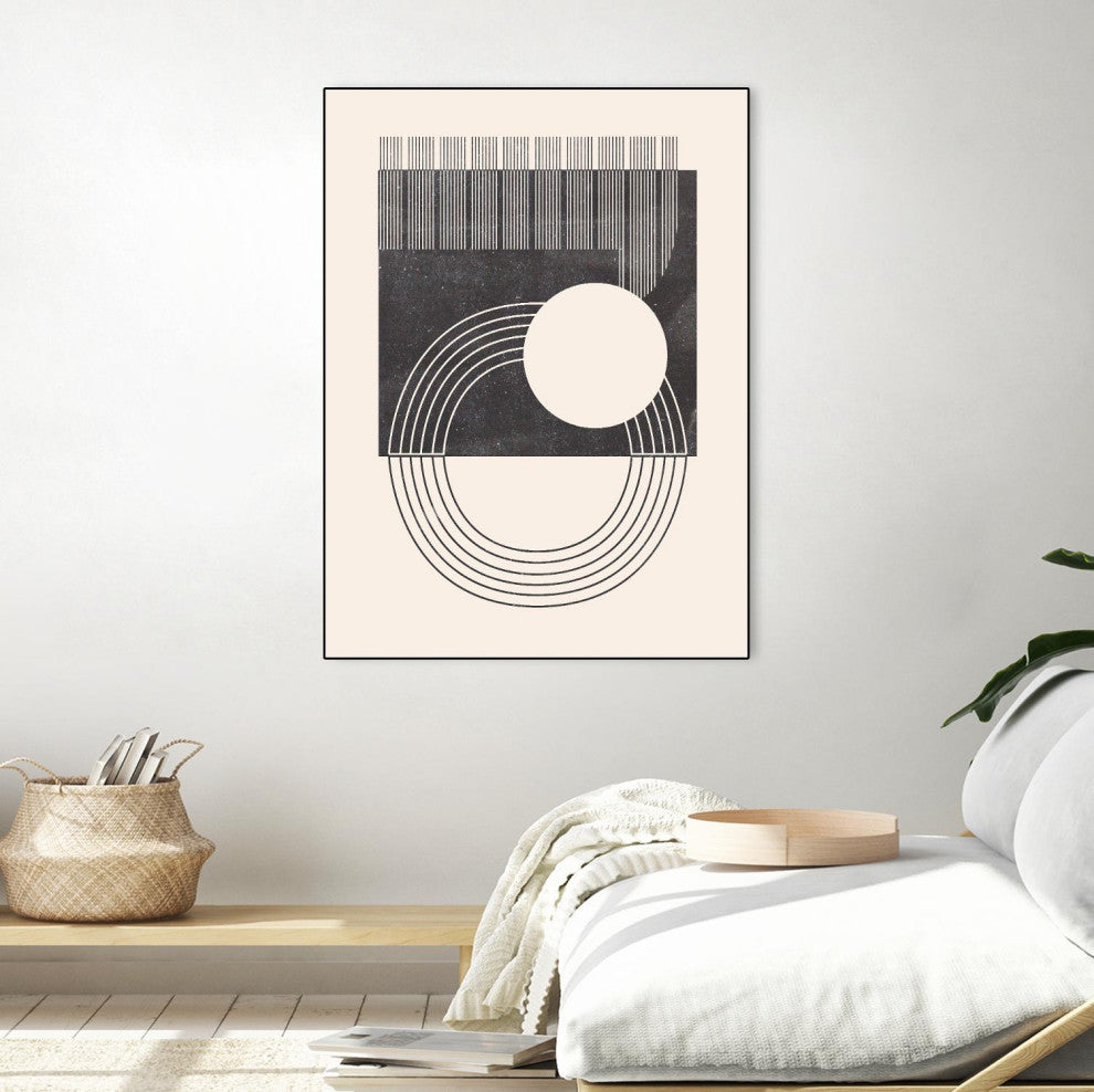 "Unknown Space III" Framed Canvas by Giant Art 24"x32"