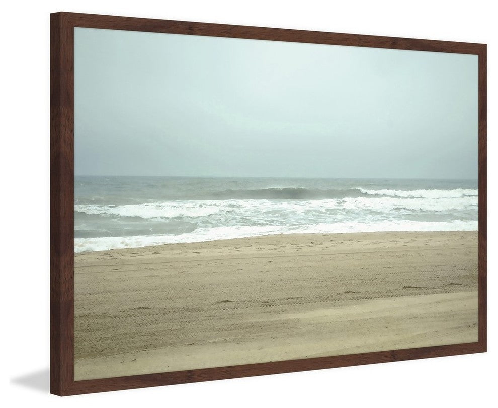 "Oceanum Cessabit" Framed Painting Print, 18"x12"