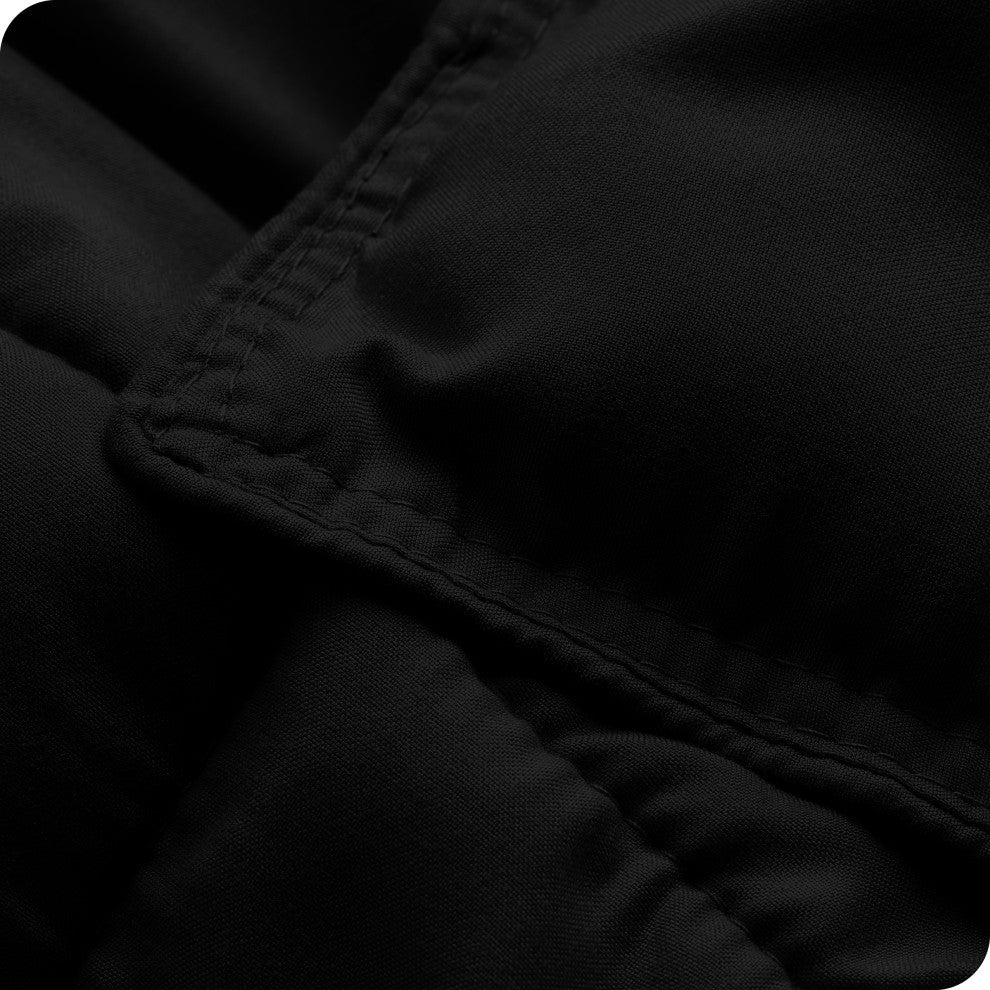 Bare Home Down Alternative Comforter Set, Black, Queen