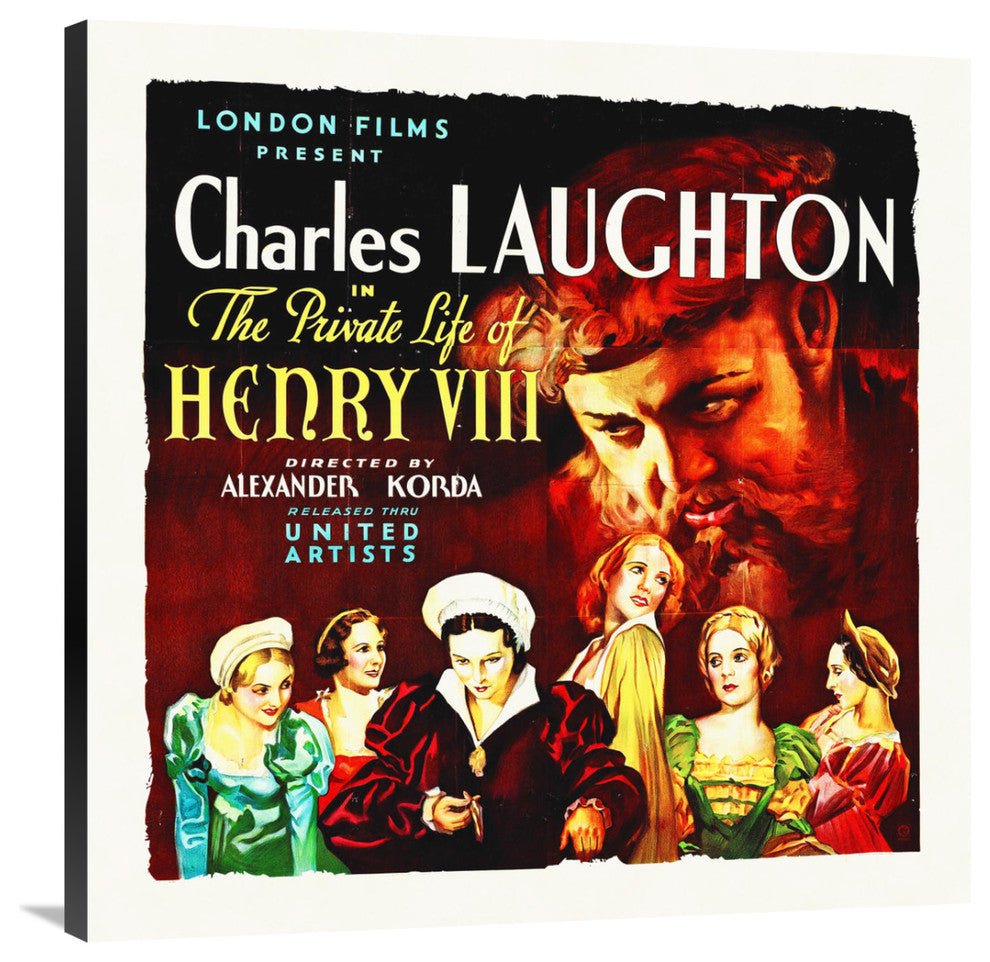 "The Private Life of Henry VIII, 1933" Canvas by Hollywood Photo Archive, 36x36"