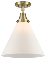 Innovations Lighting 447-1C-AB-G41-L X-Large Cone 1 Light 12" Flush Mount