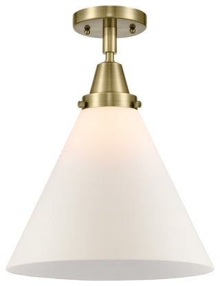Innovations Lighting 447-1C-AB-G41-L X-Large Cone 1 Light 12" Flush Mount