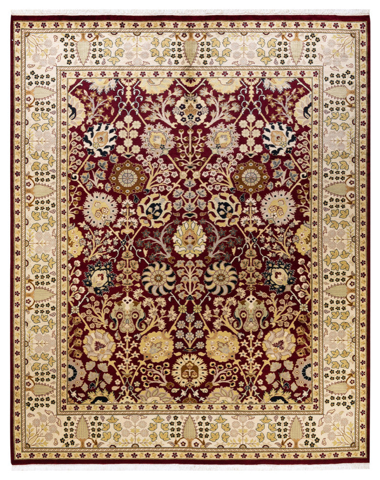Mogul, One-of-a-Kind Hand-Knotted Area Rug Red, 8'1"x10'0"