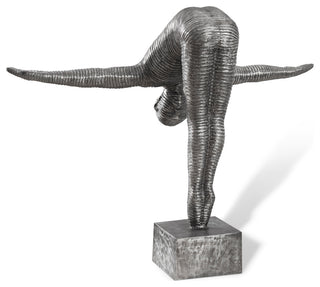 Diving Sculpture, Aluminum, Small