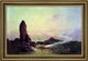Ferdinand Du Puigaudeau the Standing Stone Framed Premium Canvas Print, 16"x24"
