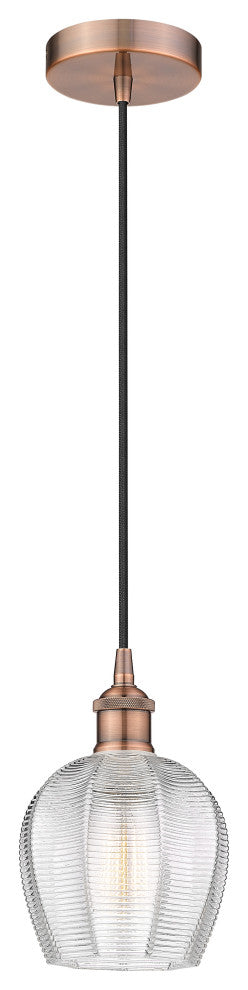 Innovations 616-1P-AC-G462-6 1-Light Mini Pendant, Antique Copper