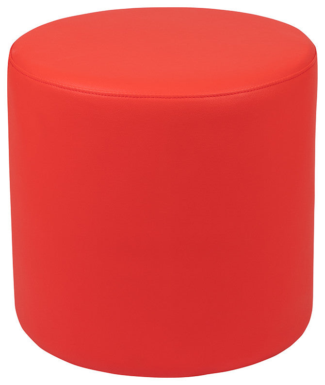 Soft Seating Collaborative Circle, 18" Seat Height , Red Color