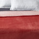 Amarey Flannel Reversible Sherpa Throw, Fuchsia