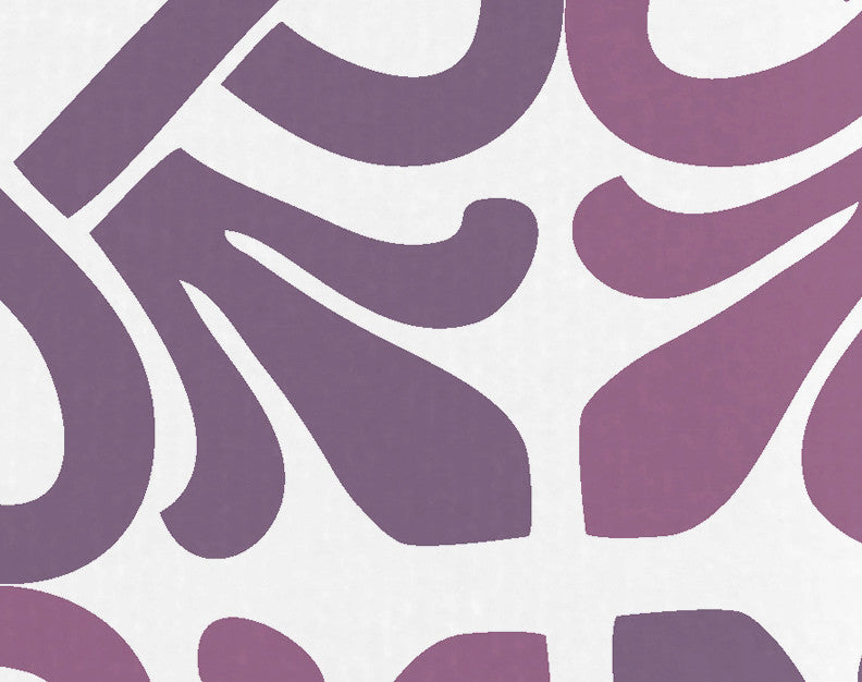 18x30" Tiki Square, Geometric Print Hand Towels, Purple