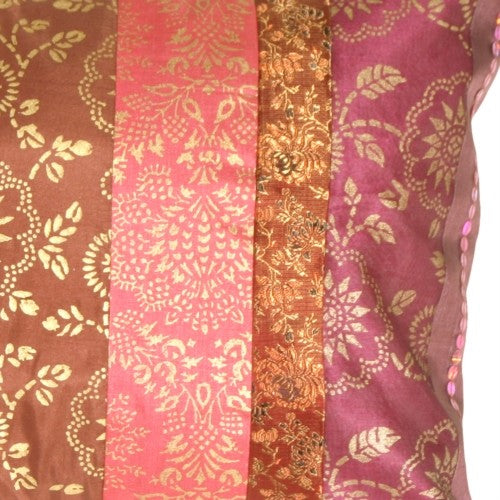 Pillow Decor, Silk Odyssey Plum Pillow, 14"x20"