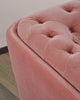 Divani Casa Aiken Modern Pink Velvet Sofa