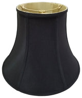 Royal Designs True Bell Lamp Shade, Black, 7"