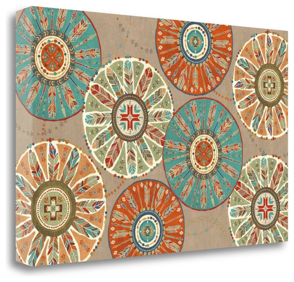 "Southwest At Heart XII" By Veronique Charron, Giclee on Gallery Wrap Canvas