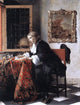 Gabriel Metsu Man Writing a Letter, 21"x28" Wall Decal