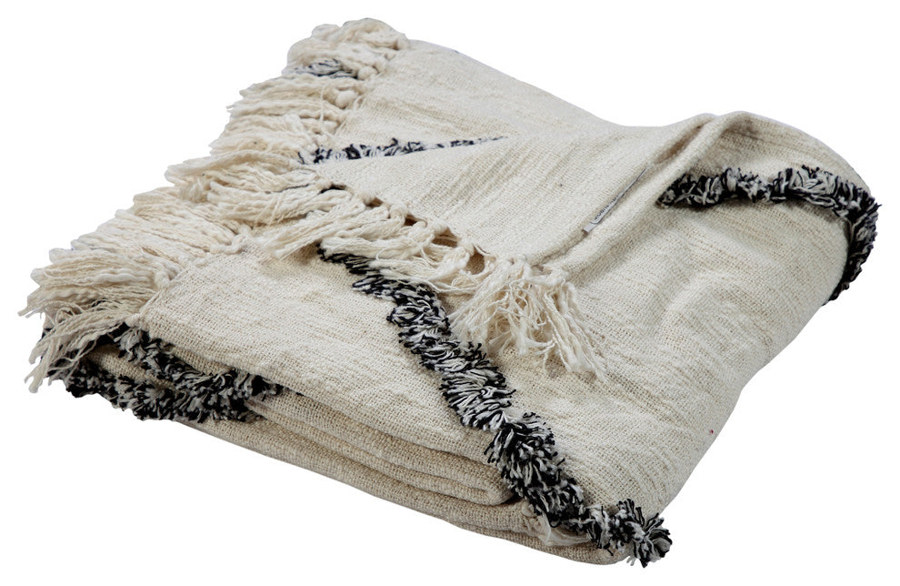 Crossed Over Throw Blanket