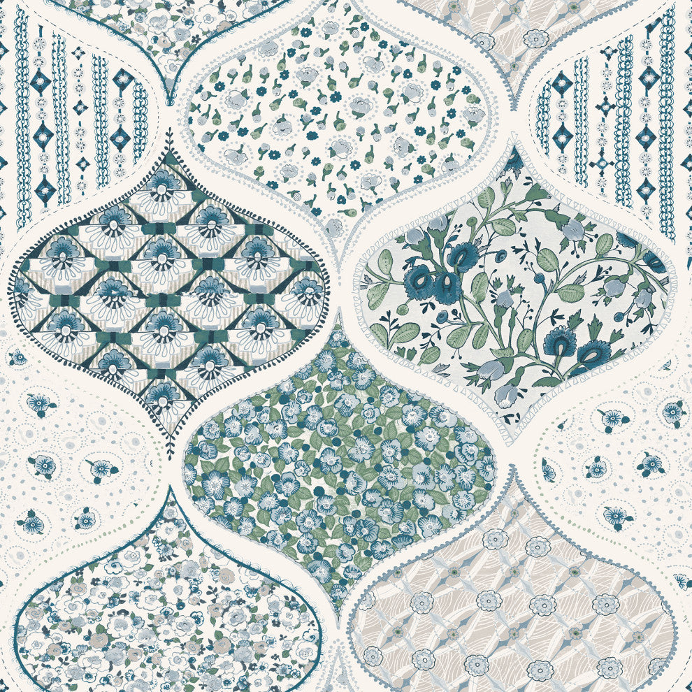 Cool Multi Pippa Peel & Stick Wallpaper