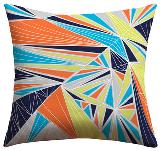Vy La Tech It Out Retro Outdoor Throw Pillow, 20x20x6